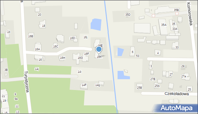 Nadarzyn, Turystyczna, 16K, mapa Nadarzyn