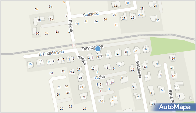 Nowa Iwiczna, Turystyczna, 6, mapa Nowa Iwiczna