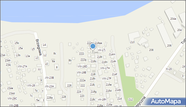 Okuninka, Turystyczna, 218v, mapa Okuninka