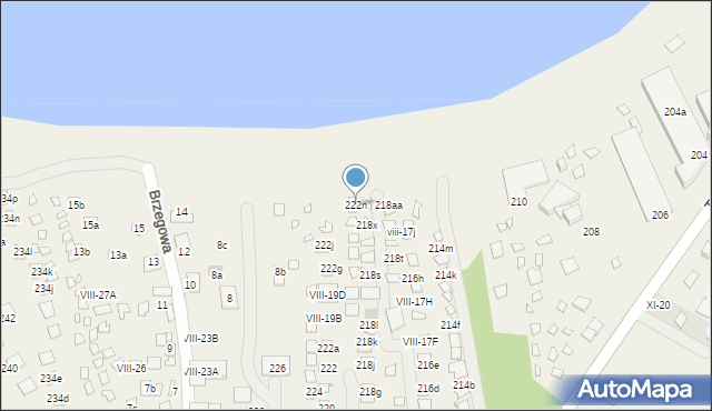 Okuninka, Turystyczna, 222n, mapa Okuninka