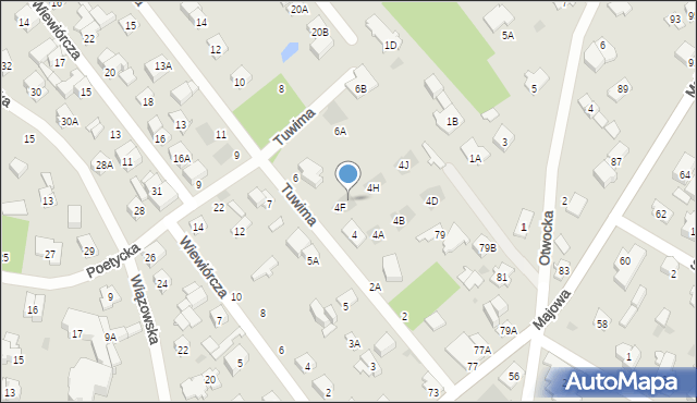 Otwock, Tuwima Juliana, 4G, mapa Otwock