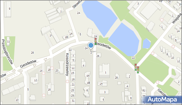 Piaseczno, Tulipanów, 2, mapa Piaseczno