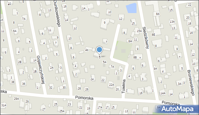 Piaseczno, Tuwima Juliana, 5, mapa Piaseczno