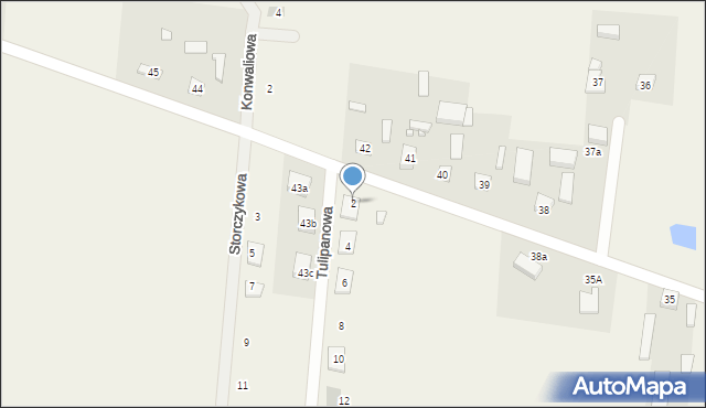 Pichlice, Tulipanowa, 2, mapa Pichlice