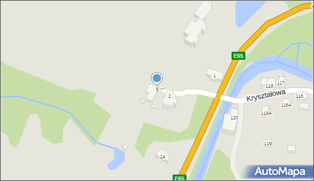 Piechowice, Turystyczna, 3, mapa Piechowice