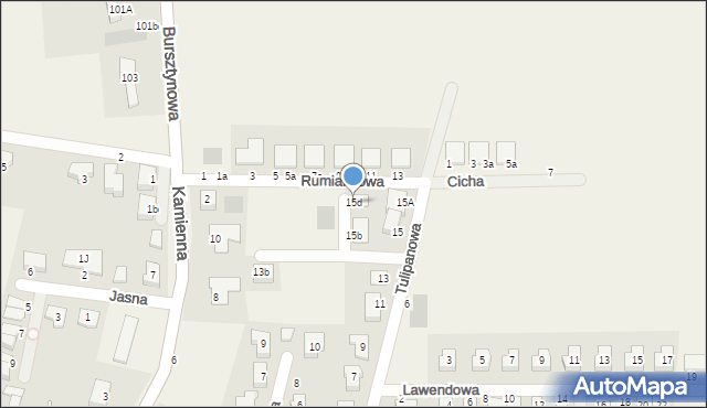Piecowice, Tulipanowa, 15d, mapa Piecowice