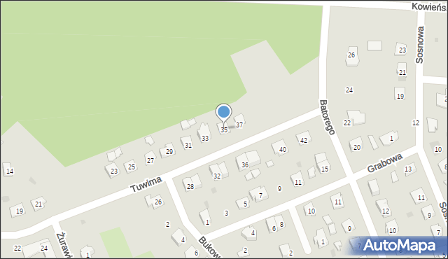 Pisz, Tuwima Juliana, 35, mapa Pisz