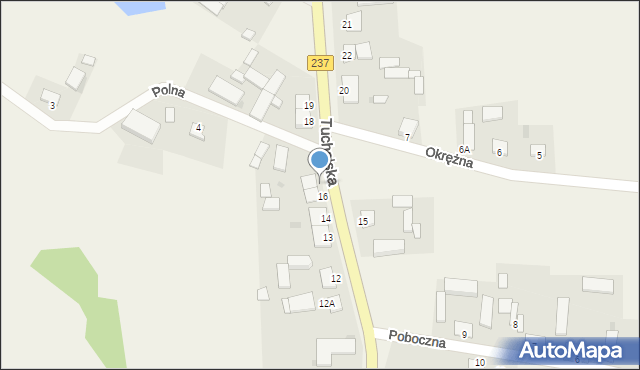 Pruszcz, Tucholska, 17, mapa Pruszcz