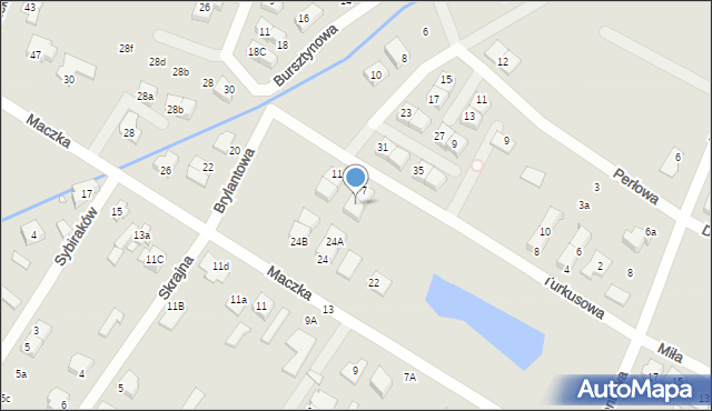 Radzymin, Turkusowa, 9, mapa Radzymin