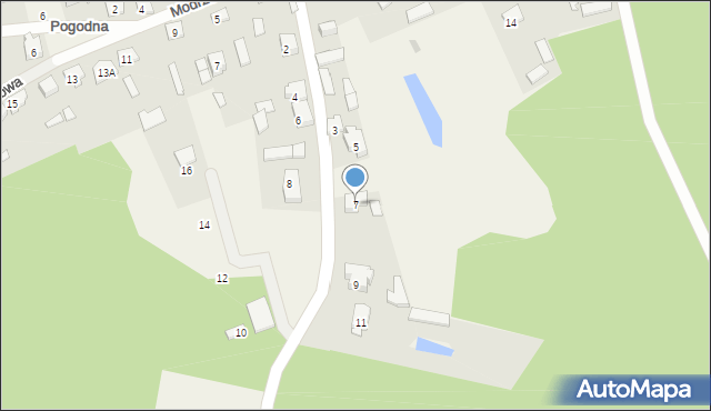 Regut, Turystyczna, 7, mapa Regut