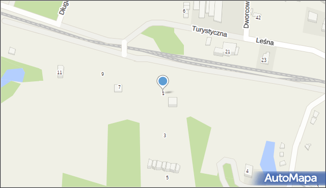 Rewal, Turystyczna, 1, mapa Rewal