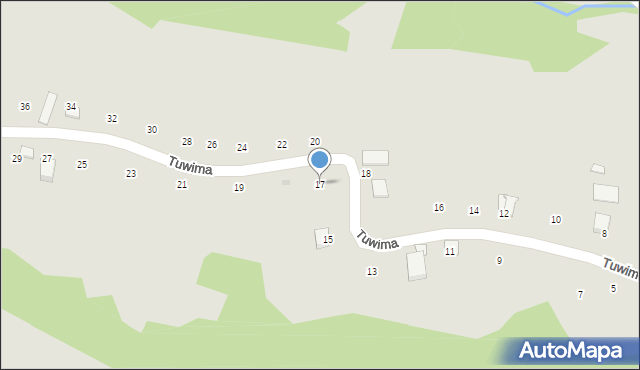 Ryglice, Tuwima Juliana, 17, mapa Ryglice