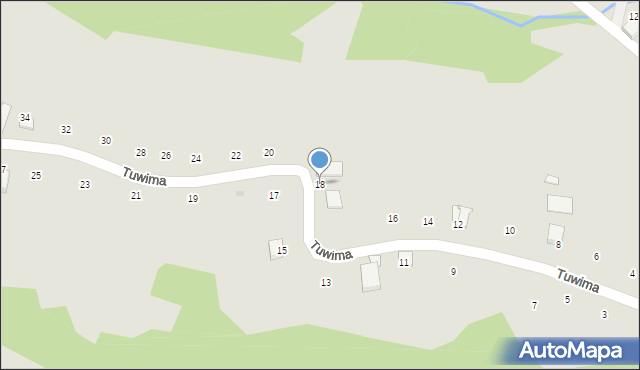 Ryglice, Tuwima Juliana, 18, mapa Ryglice