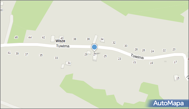 Ryglice, Tuwima Juliana, 27, mapa Ryglice