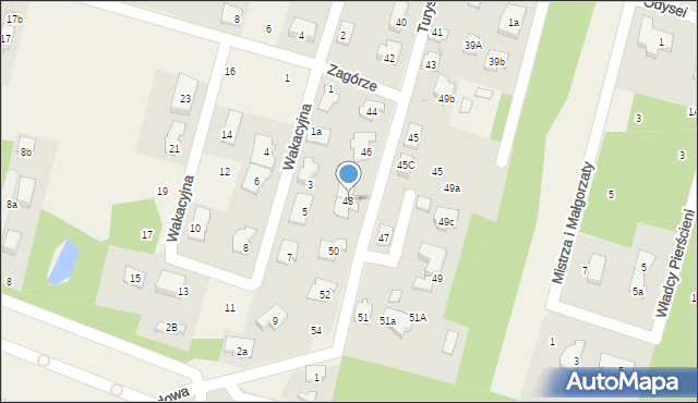 Sadowa, Turystyczna, 48, mapa Sadowa