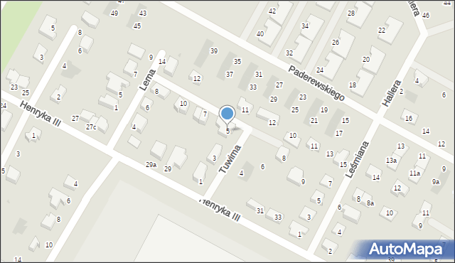 Siechnice, Tuwima Juliana, 5, mapa Siechnice