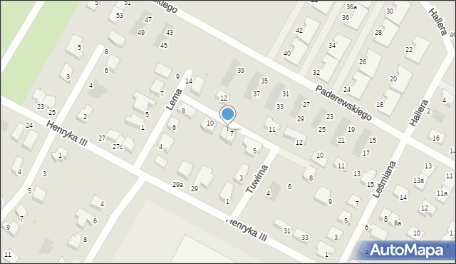 Siechnice, Tuwima Juliana, 7A, mapa Siechnice