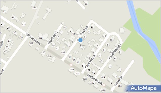 Sierpc, Tuwima Juliana, 2, mapa Sierpc