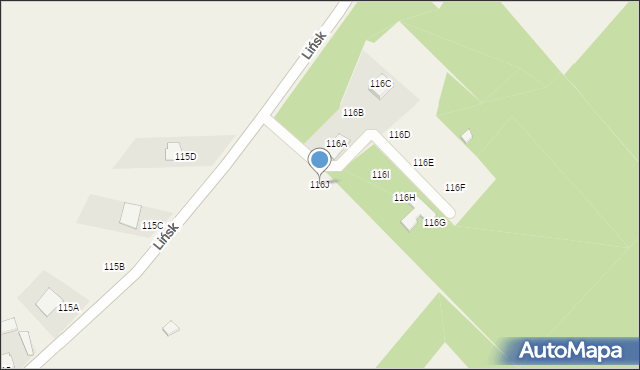 Śliwice, Tucholska, 116J, mapa Śliwice