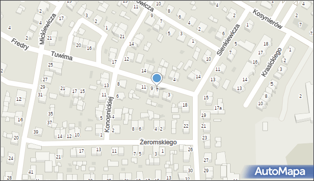 Środa Wielkopolska, Tuwima Juliana, 7, mapa Środa Wielkopolska