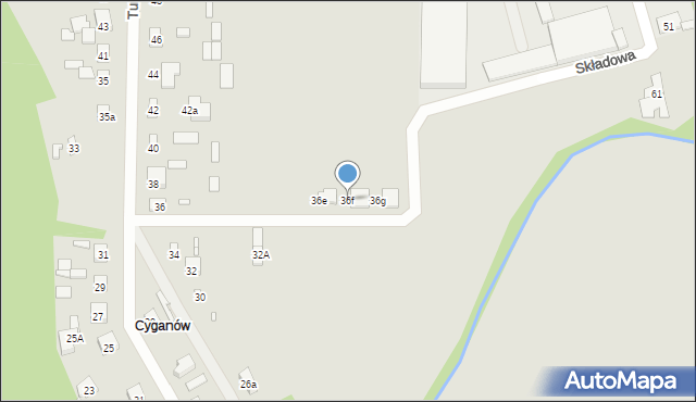 Starachowice, Turystyczna, 36f, mapa Starachowic