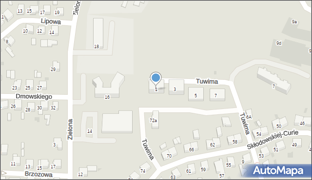 Starogard Gdański, Tuwima Juliana, 1, mapa Starogard Gdański