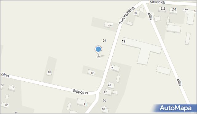 Strawczynek, Turystyczna, 97, mapa Strawczynek