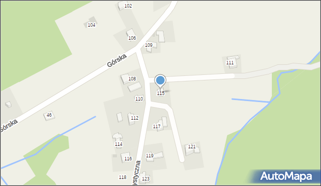 Sułkowice, Turystyczna, 115, mapa Sułkowice