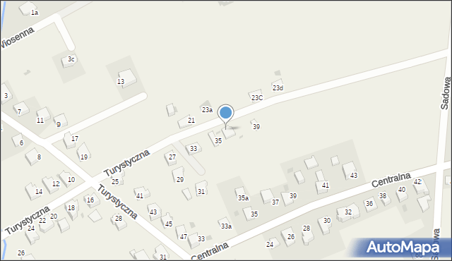 Sułkowice, Turystyczna, 37, mapa Sułkowice