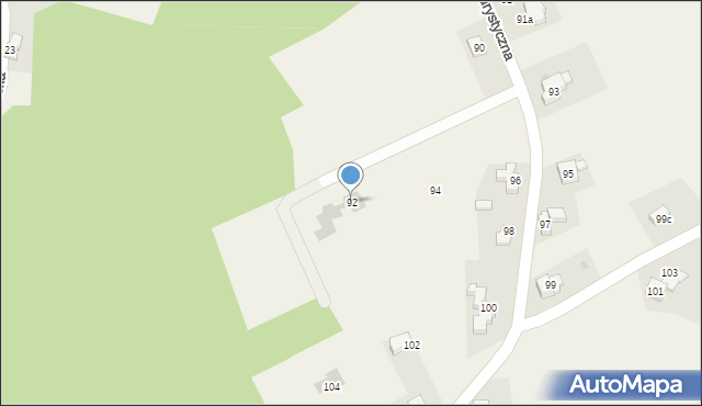 Sułkowice, Turystyczna, 92, mapa Sułkowice