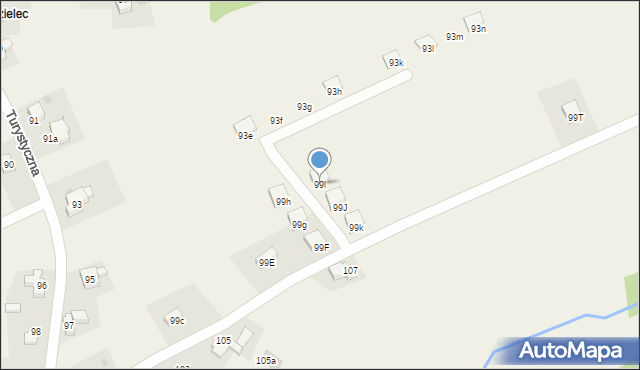 Sułkowice, Turystyczna, 99l, mapa Sułkowice