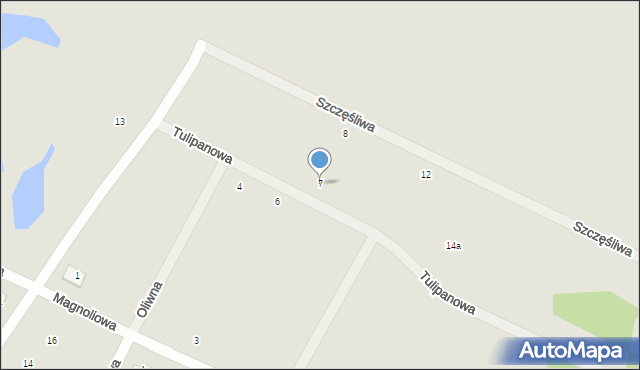Świebodzice, Tulipanowa, 7, mapa Świebodzice