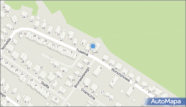 Świnoujście, Tuwima Juliana, 2, mapa Świnoujście