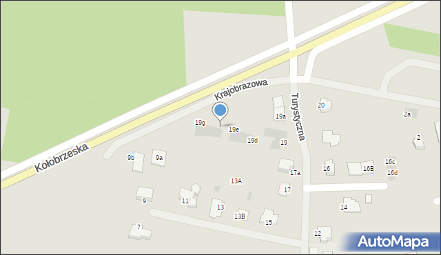 Szczecinek, Turystyczna, 19f, mapa Szczecinek