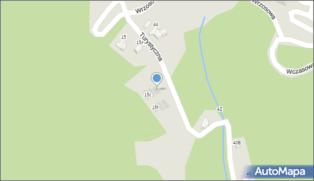 Szczyrk, Turystyczna, 15e, mapa Szczyrk