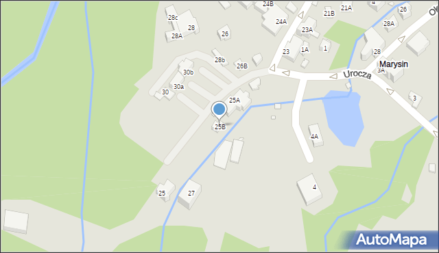 Szklarska Poręba, Turystyczna, 25B, mapa Szklarska Poręba