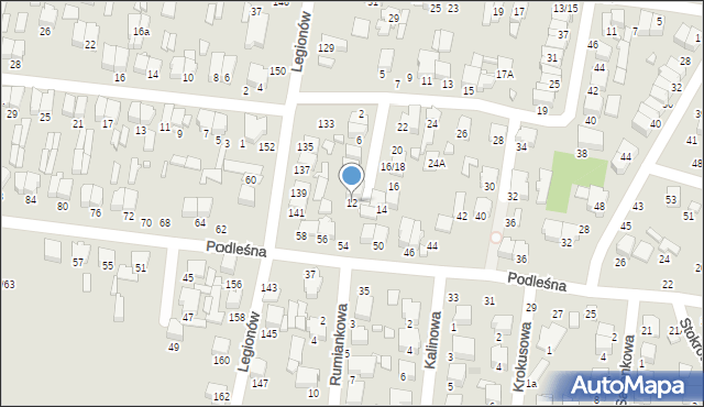 Tomaszów Mazowiecki, Tulipanowa, 12, mapa Tomaszów Mazowiecki