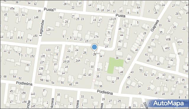 Tomaszów Mazowiecki, Tulipanowa, 28, mapa Tomaszów Mazowiecki