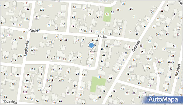 Tomaszów Mazowiecki, Tulipanowa, 31, mapa Tomaszów Mazowiecki