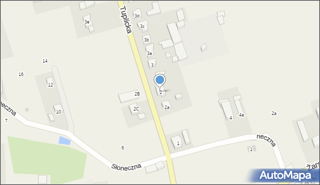 Trzebiel, Tuplicka, 2, mapa Trzebiel