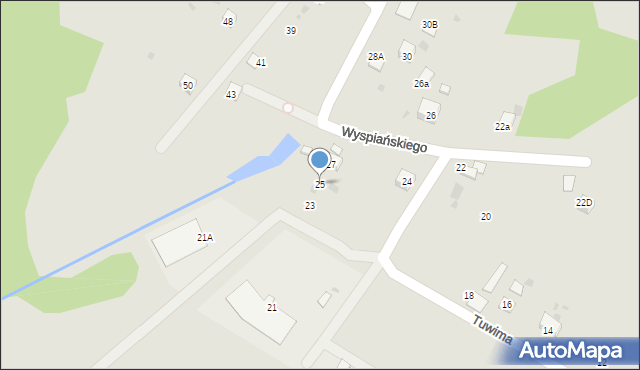 Trzebinia, Tuwima Juliana, 25, mapa Trzebinia