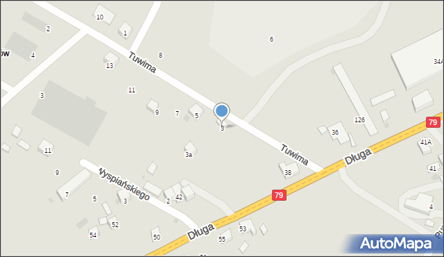 Trzebinia, Tuwima Juliana, 3, mapa Trzebinia