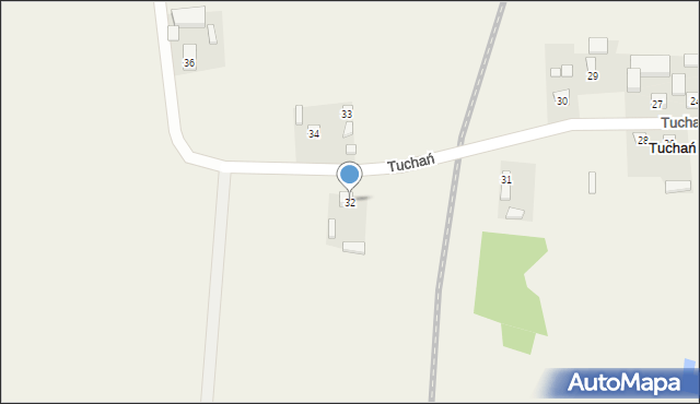Tuchań, Tuchań, 32, mapa Tuchań