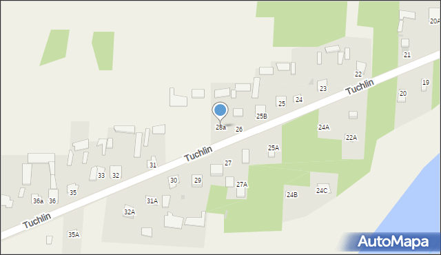Tuchlin, Tuchlin, 28a, mapa Tuchlin