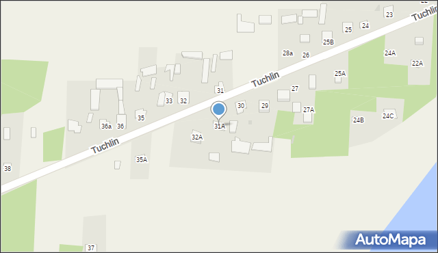 Tuchlin, Tuchlin, 31A, mapa Tuchlin
