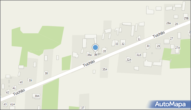 Tuchlin, Tuchlin, 36, mapa Tuchlin
