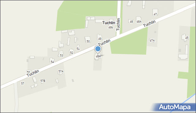 Tuchlin, Tuchlin, 49A, mapa Tuchlin