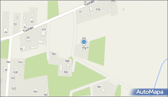 Tuchlin, Tuchlin, 57g, mapa Tuchlin