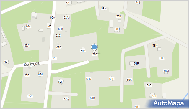 Tuchlin, Tuchlin, 58C, mapa Tuchlin