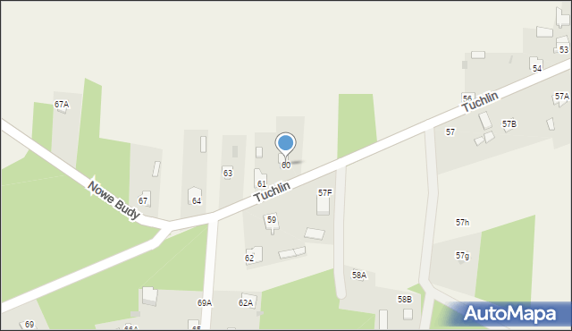 Tuchlin, Tuchlin, 60, mapa Tuchlin